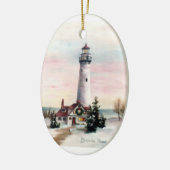 kerstkerstkerstversiering keramisch ornament (Links)