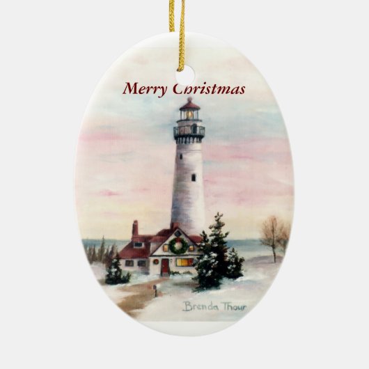 kerstkerstkerstversiering keramisch ornament (Achterkant)