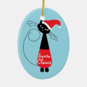 Kerstkerstkerstversiering kerstkerstkerstkerstkers keramisch ornament (Voorkant)