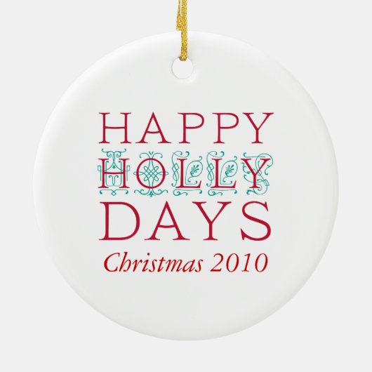 Kerstkerstkerstversieringen Keramisch Ornament (Achterkant)