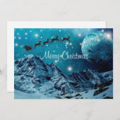 Kerstkerstkerstvlucht in de Kaart Sky Holiday (Voorkant / Achterkant)