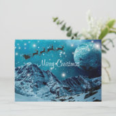 Kerstkerstkerstvlucht in de Kaart Sky Holiday (Staand voorkant)