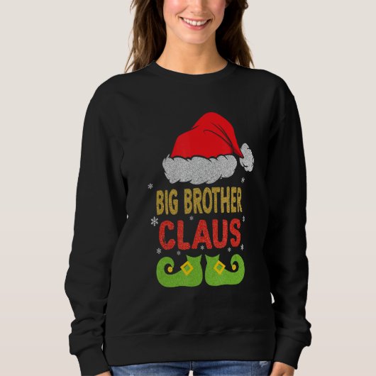 Kerstkerstkerstwedstrijd voor Santa Big Brother Cl Trui (Voorkant)