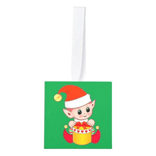 Kerstkerstklei Decoratie (Voorkant)