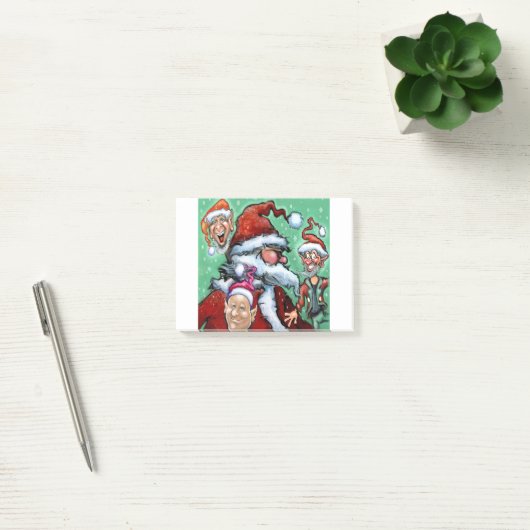 Kerstkerstkleppen Post-it® Notes (Kantoor)