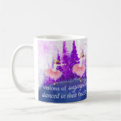 Kerstkerstkoffie met kerstcadeautjes koffiemok (Links)