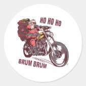 Kerstkerstkostuum kerstkerstkerstkerstkerstkerstma ronde sticker (Voorkant)