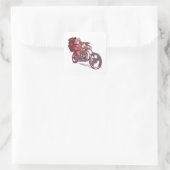 Kerstkerstkostuum kerstkerstkerstkerstkerstkerstma vierkante sticker (Tas)