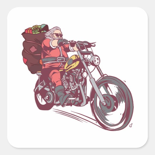 Kerstkerstkostuum kerstkerstkerstkerstkerstkerstma vierkante sticker (Voorkant)