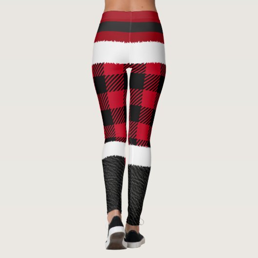 Kerstkerstkostuum Leggings (Achterkant)