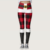 Kerstkerstkostuum Leggings (Voorkant)