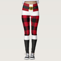Kerstkerstkostuum Leggings
