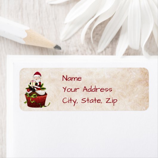 Kerstkerstlabel Etiket (Insitu)