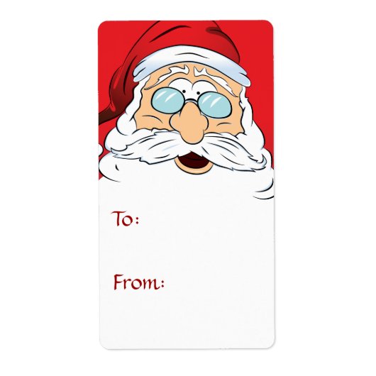 Kerstkerstlabel kerstkerstmis etiket (Voorkant)