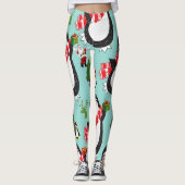 KerstkerstLeggings, Penguin Leggings (Voorkant)