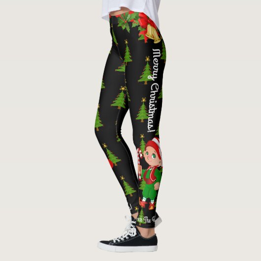 KerstkerstLeggings — Sinterman personaliseren Kies Leggings (Links)