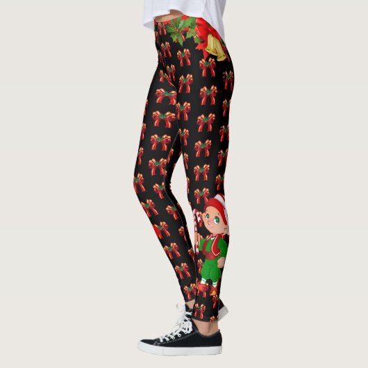 KerstkerstLeggings — Sinterman personaliseren Kies Leggings (Links)