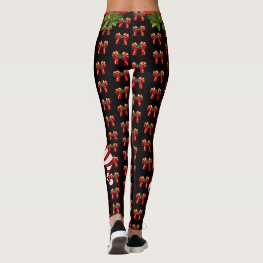 KerstkerstLeggings — Sinterman personaliseren Kies Leggings (Achterkant)