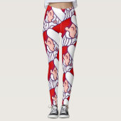 KerstkerstLeggings voor kerstmis Leggings (Voorkant)