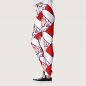 KerstkerstLeggings voor kerstmis Leggings (Links)