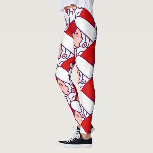 KerstkerstLeggings voor kerstmis Leggings (Links)