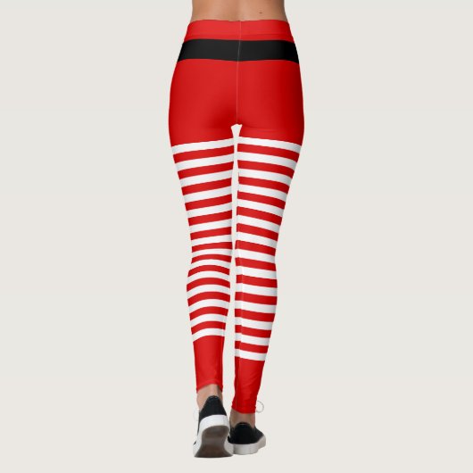 KerstkerstLeggings voor kerstmis met kerstcadeaus Leggings (Achterkant)