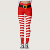 KerstkerstLeggings voor kerstmis met kerstcadeaus Leggings (Voorkant)
