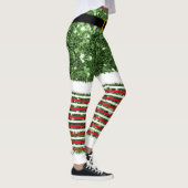 KerstkerstLeggings voor kerstmis met kerstcadeaus Leggings (Rechts)