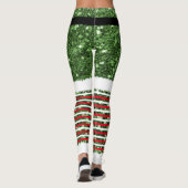 KerstkerstLeggings voor kerstmis met kerstcadeaus Leggings (Achterkant)
