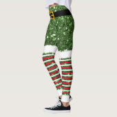 KerstkerstLeggings voor kerstmis met kerstcadeaus Leggings (Links)