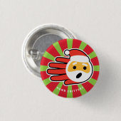 Kerstkerstliedjes en kerstliedjes voor kerstliedje ronde button 3,2 cm (Voorkant /achterkant)