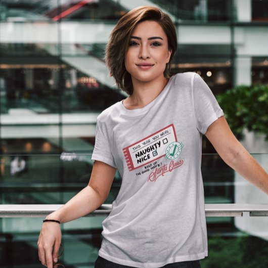 Kerstkerstlijst voor kerstmis t-shirt