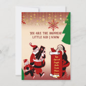 Kerstkerstlijstje Naughty Kind Snowflakes Decor (Voorkant)