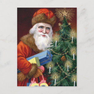  kerstkerstman Briefkaart Kaart