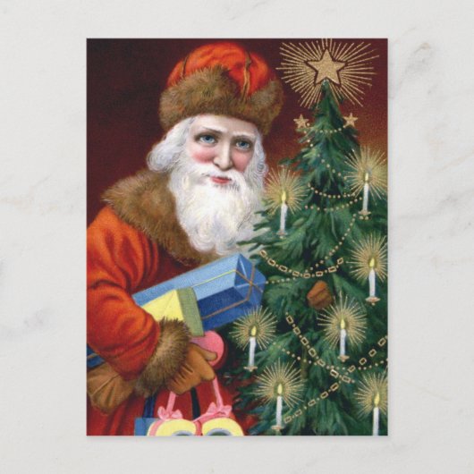  kerstkerstman Briefkaart Kaart (Voorkant)