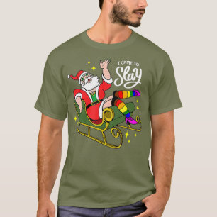 Kerstkerstman die ik ben gaan slapen t-shirt