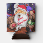 Kerstkerstman en Koelbox-cadeau Blikjeskoeler (Voorkant)