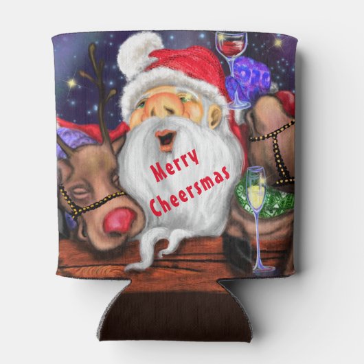 Kerstkerstman en Koelbox-cadeau Blikjeskoeler (Achterkant)
