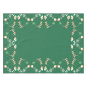 Kerstkerstman en rendier tafelkleed (Voorkant (Horizontaal))