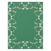 Kerstkerstman en rendier tafelkleed (Voorkant)