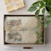  kerstkerstman, kind en schrijven tissuepapier (Geschenk)