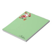 Kerstkerstman Notitieblok (Linkerzijde)