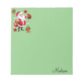 Kerstkerstman Notitieblok (Voorkant)