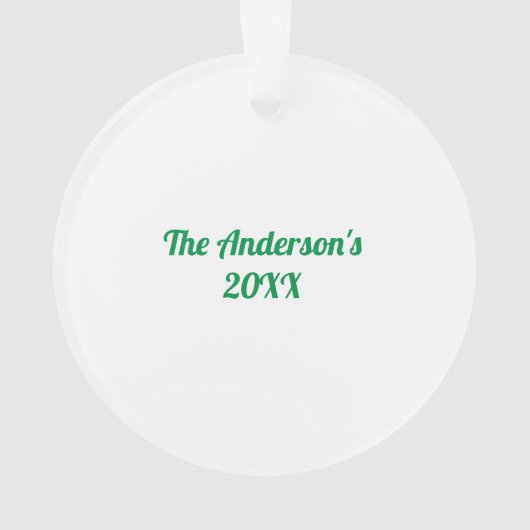 Kerstkerstman Stop hier alsjeblieft met koekjes. Ornament (achterkant)