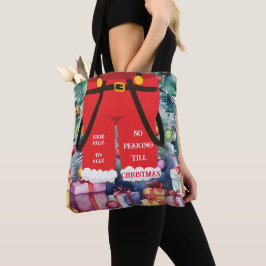 Kerstkerstmanpak Grappig 2025 Vakantie Cadeau Trak Tote Bag