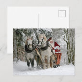 Kerstkerstmis Briefkaart (Voorkant / Achterkant)