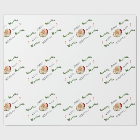 kerstKerstmis Cadeaupapier (Vlak)