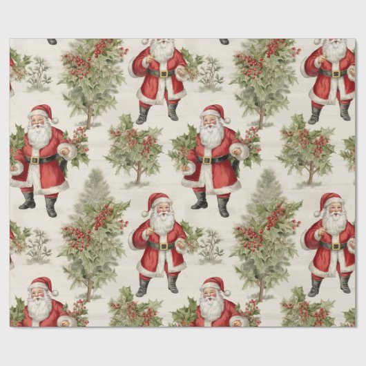  kerstKerstmis Cadeaupapier (Vlak)