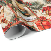  kerstKerstmis Cadeaupapier (Rol Hoek)