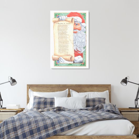 Kerstkerstmis Canvas Afdruk (Insitu (Slaapkamer))